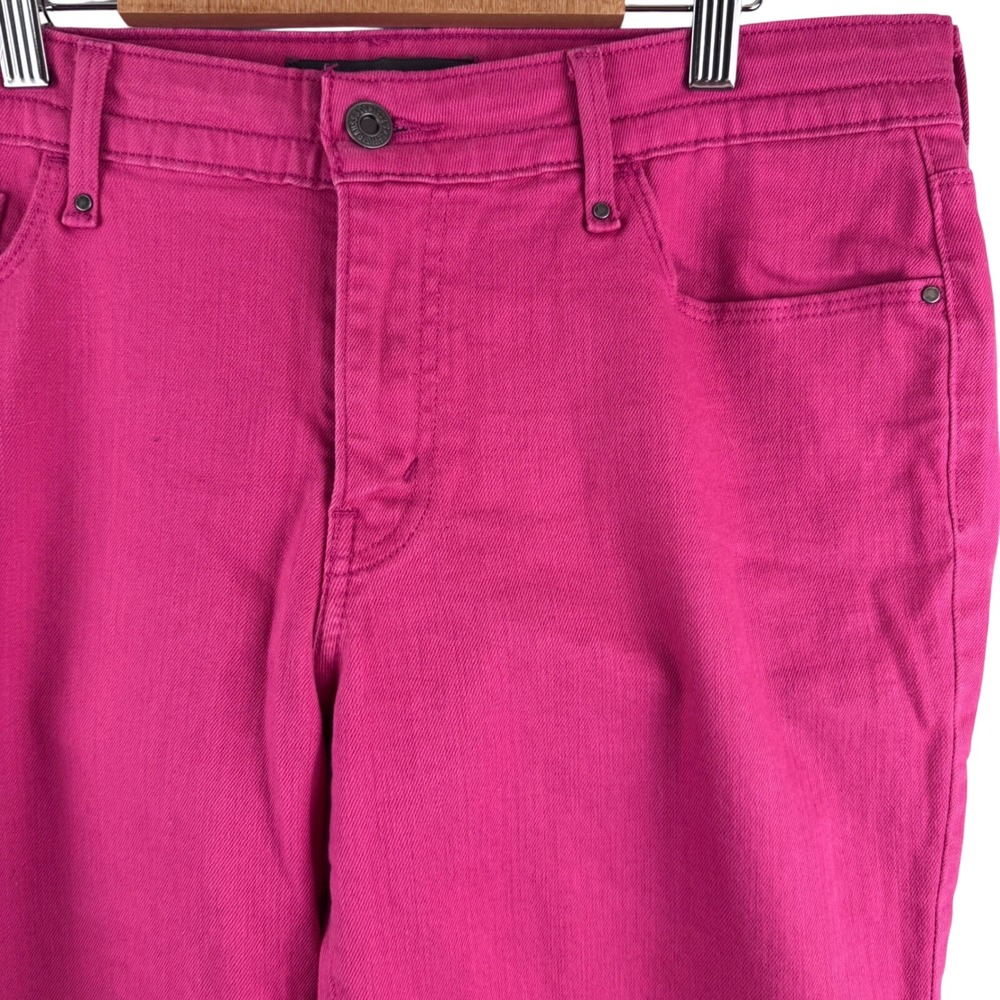 Levi's Mid Rise Skinny Jeans Women 12 W31‎ Fuchsia Pink Stretch Denim 50760-0020